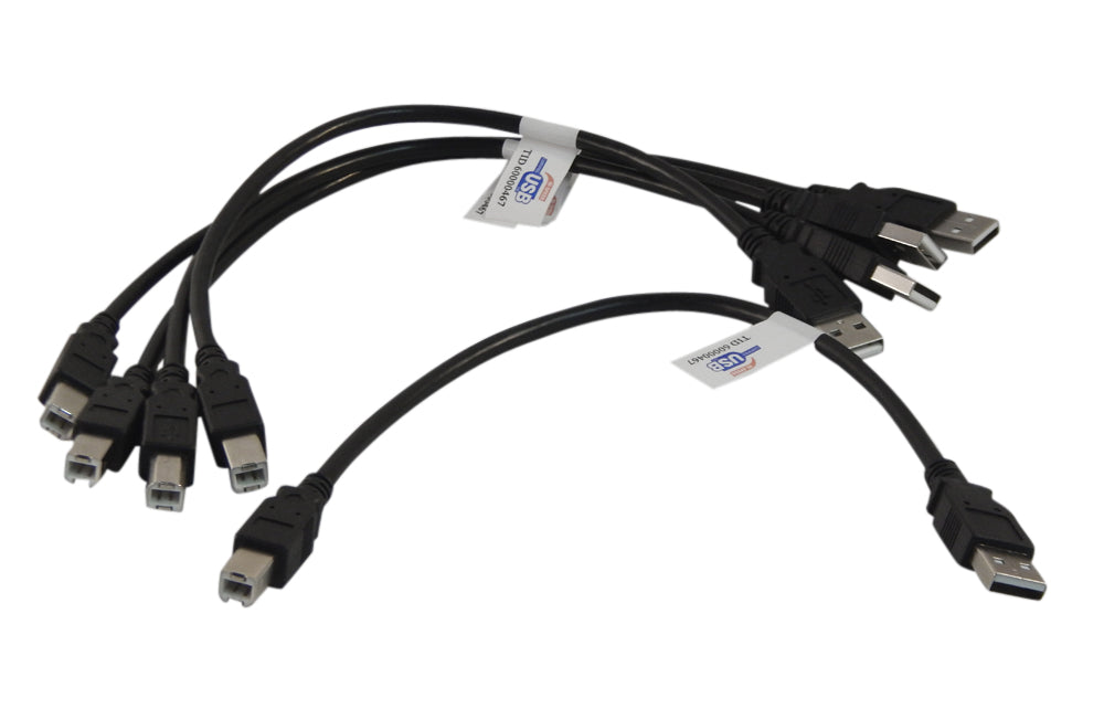 Dual USB 2.0 Male To USB-B Male Y-Cable - 80cm/31in Printer/Scanner Power Cable By Innov8 3 thumbnail image