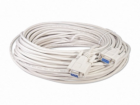 Your Cable Store 100 Foot DB9 9 Pin Serial Port Cable Female / Female RS232