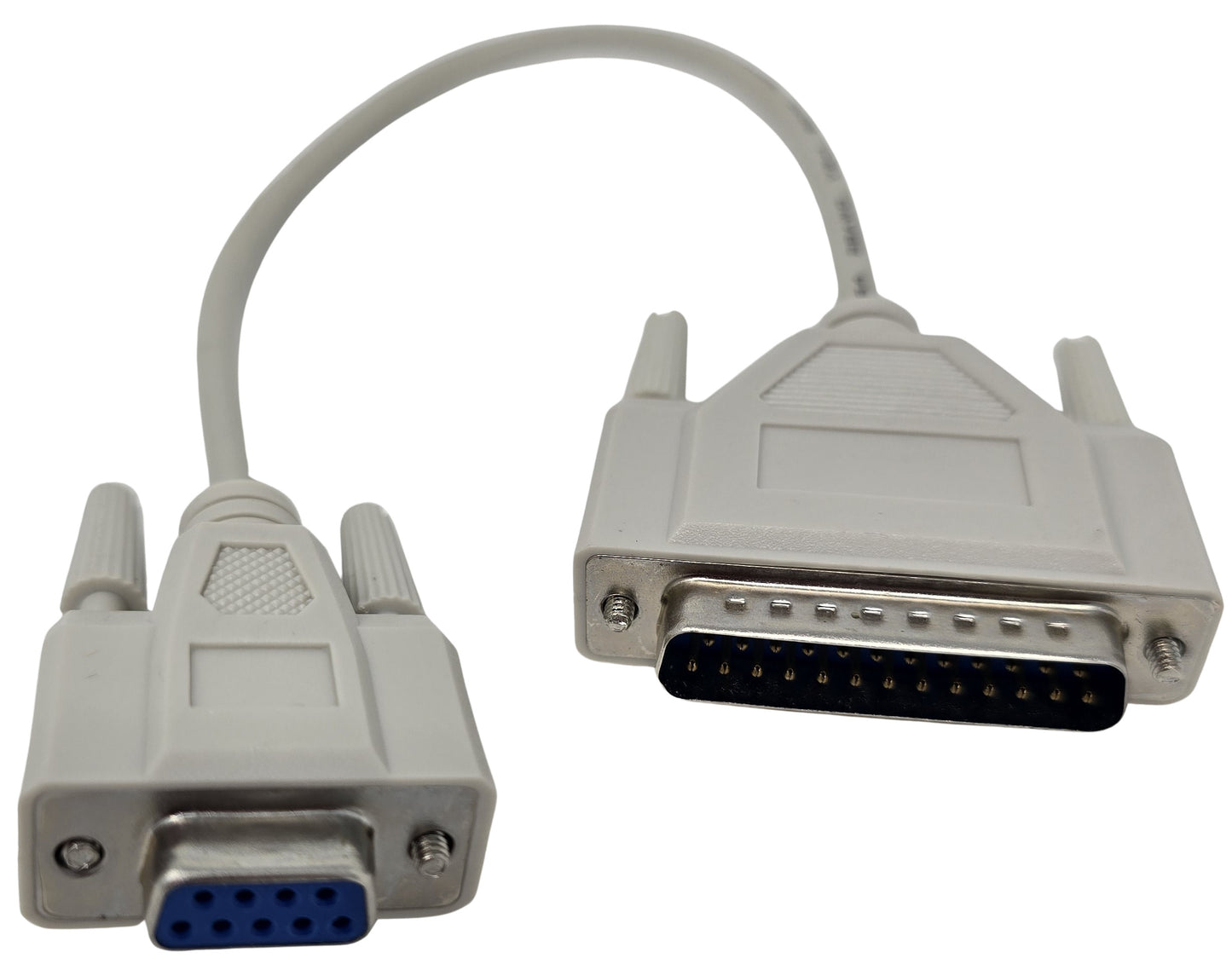 YCS Basics 1 Foot DB9 Female To DB25 Male Serial Port Cable RS232