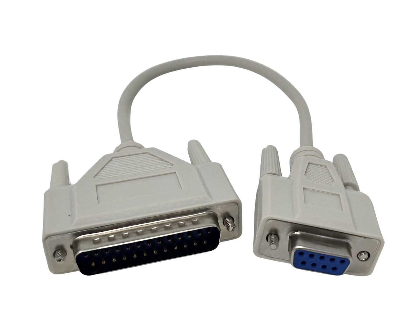 YCS Basics 1 Foot DB9 Female To DB25 Male Serial Port Cable RS232