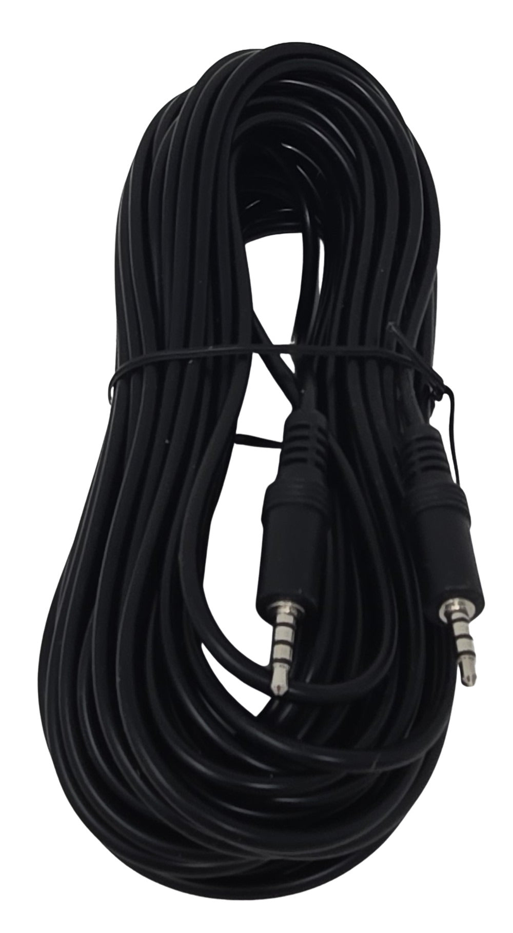 YCS Basics 50 Foot 3.5mm Male To Male 4 Conductor TRRS Aux Cable