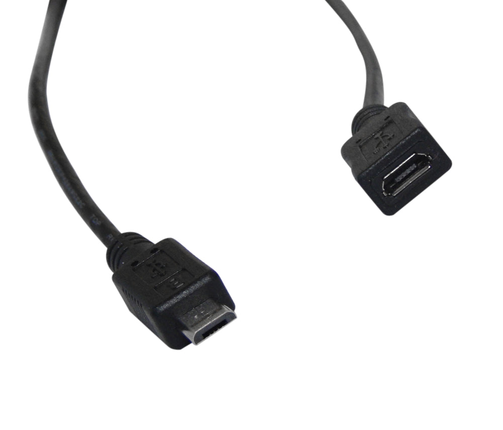 YCS Basics 6 inch USB Micro male to female OTG extension cable