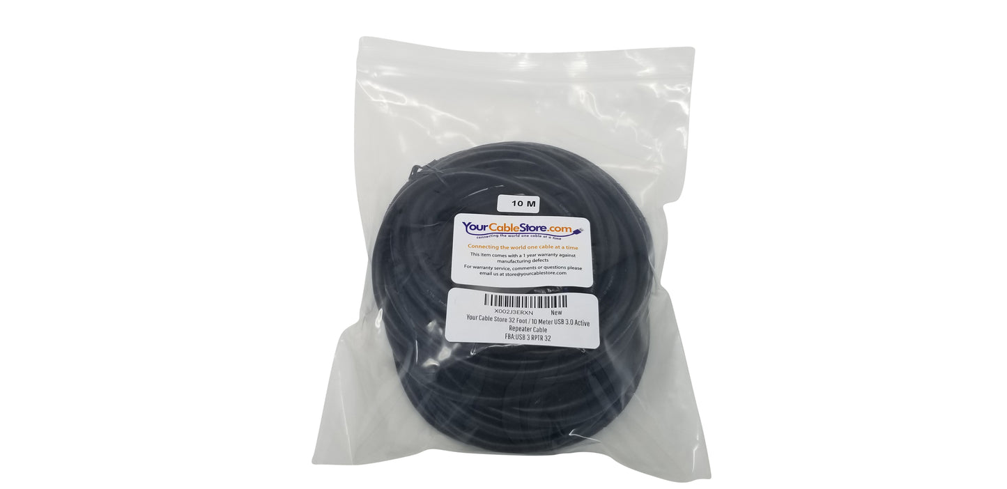 Your Cable Store 32 Foot / 10 Meter USB 3.0 Active Repeater Cable